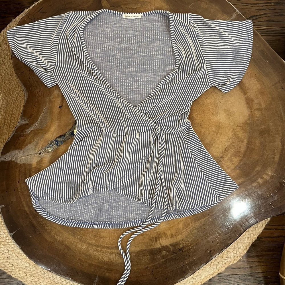 striped tie top